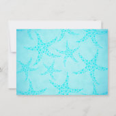 アクア·ターコイズ·ス結婚ターフィッシュ 招待状 (裏面)