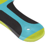 アクア&チャートルーズミッドセンチュリーモダンレトロパターン カッティングボード (角)