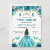 アクア＆テールドレス 黒肌プリンセス キンセアニエラ 招待状 (正面)