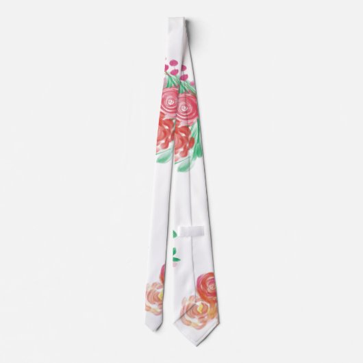 アクア フルール ネクタイ (裏面)