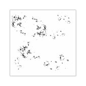 アクア フルール ラバースタンプ (インプリント)