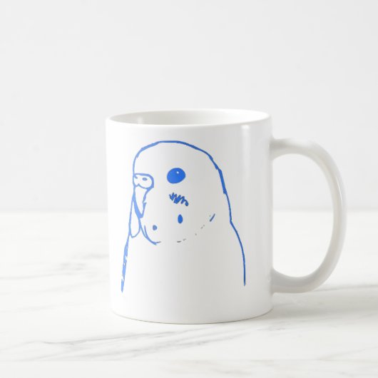 アクア・ブッジーの肖像 コーヒーマグカップ (右)