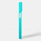 アクア ブラック エレガント カリグラフィー スクリプト 名前 Case-Mate iPhoneケース (裏面 / 右)