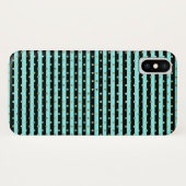 アクア ブラック ゴールド Case-Mate iPhone X カバー (裏面(横))