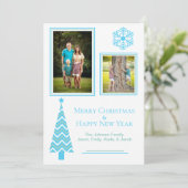 アクア&ブルーフェスティバルクリスマスフォトカード シーズンカード (スタンド正面)