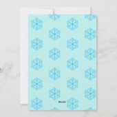 アクア&ブルーフェスティバルクリスマスフォトカード シーズンカード (裏面)