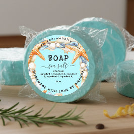 アクア ホームメイド シーソルト ソープ ラベル