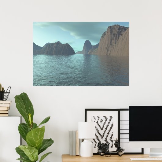 アクア ポスター (ホームオフィス)