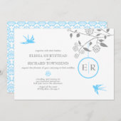 アクア マリゴールド バード インビテーション (正面/裏面)