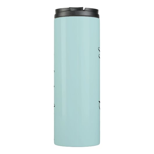 アクア ミント グリーン 個人名対応 サーマル タンブラー (裏面)