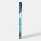 アクア モダン フラワー フォンケース Case-Mate iPhoneケース (裏面 / 右)