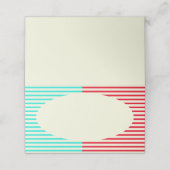 アクア&レッドパーティー座席表 プレイスカード (外部開封)