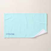 アクア ワークアウト ロゴ バスタオルセット (ハンドタオル)