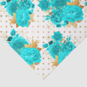 アクア&金ゴールドシリーズデザイン10 薄葉紙 (詳細)