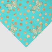 アクア&金ゴールドシリーズデザイン11 薄葉紙 (詳細)