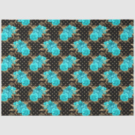 アクア&金ゴールドシリーズデザイン12 薄葉紙