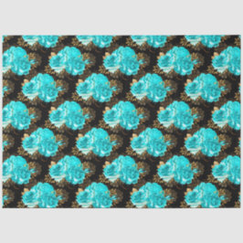 アクア&金ゴールドシリーズデザイン13 薄葉紙