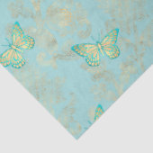 アクア&金ゴールドシリーズデザイン14 薄葉紙 (詳細)