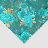 アクア&金ゴールドシリーズデザイン15 薄葉紙 (詳細)