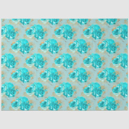 アクア&金ゴールドシリーズデザイン16 薄葉紙