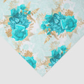 アクア&金ゴールドシリーズデザイン5 薄葉紙 (詳細)