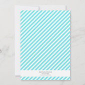 アクア│金ゴールド熱帯性退職パーティの招待状 招待状 (裏面)