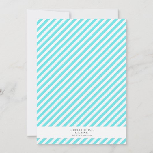 アクア│金ゴールド熱帯性退職パーティの招待状 招待状 (裏面)