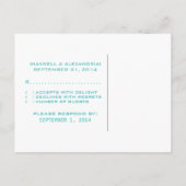 アクアD20サイコロゲーマーRSVPポストカード インビテーションポストカード (裏面)