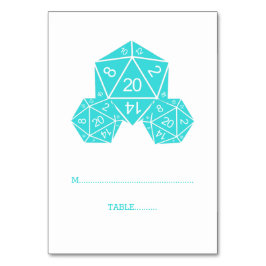 アクアD20サイコロ座席表 テーブルナンバー