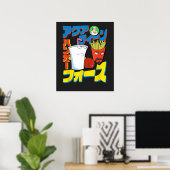 アクアNハンガーフォース日本の漫画 ポスター (ホームオフィス)