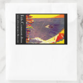 アクイタニアアウトサイドプロモーション 長方形シール (バッグ)