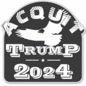 アクイットトランプ2024 シール (正面)