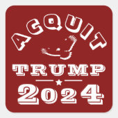 アクイットトランプ2024 スクエアシール (正面)