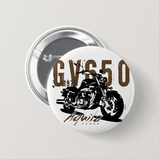 アクイラワシ 缶バッジ (正面&裏面)