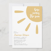 アクイヴィエンエルベビーシャワーデサンボホトフィー 招待状 (正面)