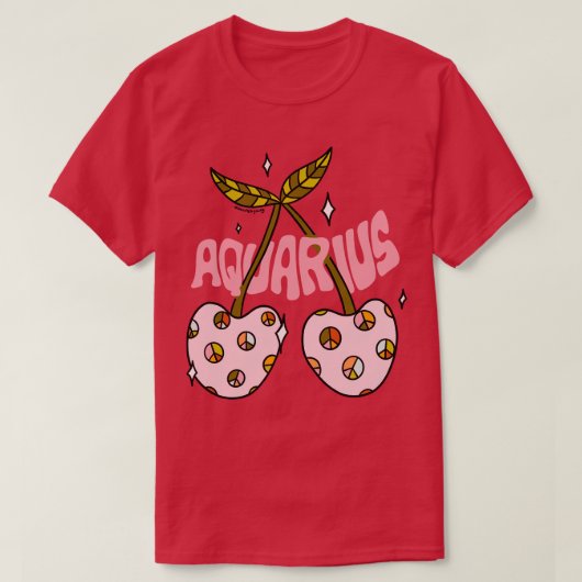 アクエリアスさくらんぼ Tシャツ (デザイン正面)