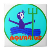 アクエリアスのバッジ タイル (正面)