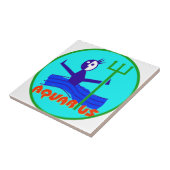 アクエリアスのバッジ タイル (側面)