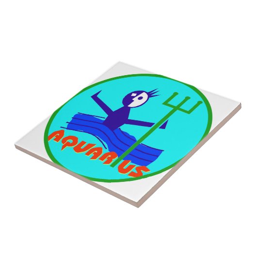 アクエリアスのバッジ タイル (側面)