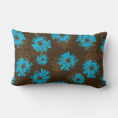 アクエリアスのヴィンテージのサイケデリックな格子縞のリバーシブル ランバークッション (裏面)