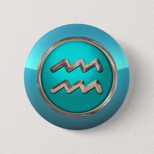 アクエリアスの占星術のな印 缶バッジ (正面)