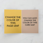 アクエリアスの占星術のバースデー・カード カード (内部)