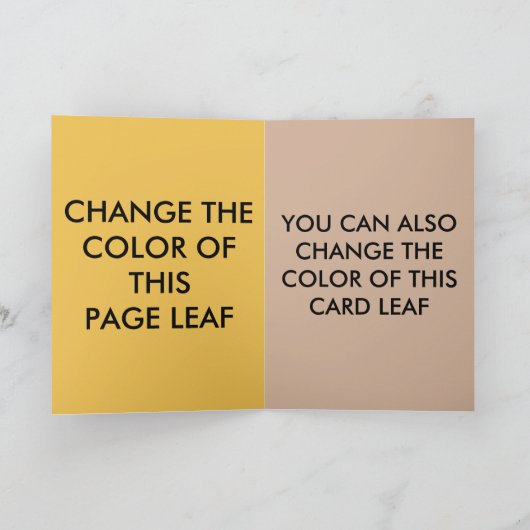 アクエリアスの占星術のバースデー・カード カード (内部)