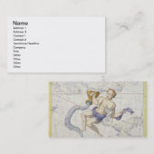 アクエリアスの星座は、「地図書Coeからの9つをめっきします 名刺 (正面/裏面)