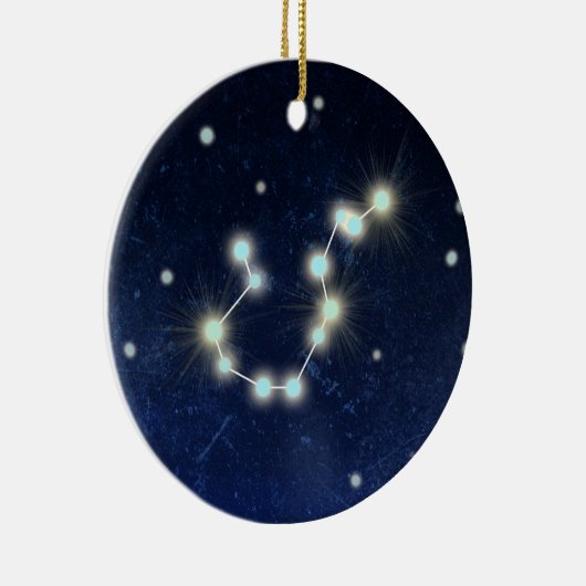 アクエリアスの星座|の名前をカスタムする セラミックオーナメント (右)