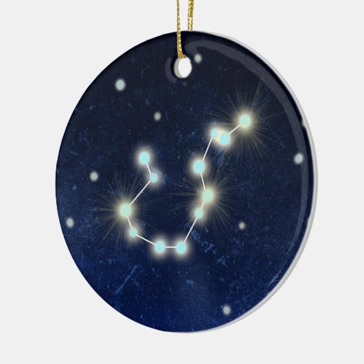 アクエリアスの星座|の名前をカスタムする セラミックオーナメント (左)