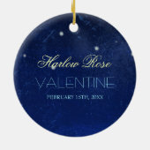 アクエリアスの星座|の名前をカスタムする セラミックオーナメント (裏面)