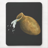 アクエリアスの水星のサイン〔占星術の〕十二宮図星占い マウスパッド (正面)