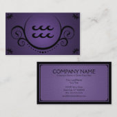 アクエリアスの洗練 名刺 (正面/裏面)