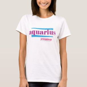 アクエリアスの紫色 Tシャツ